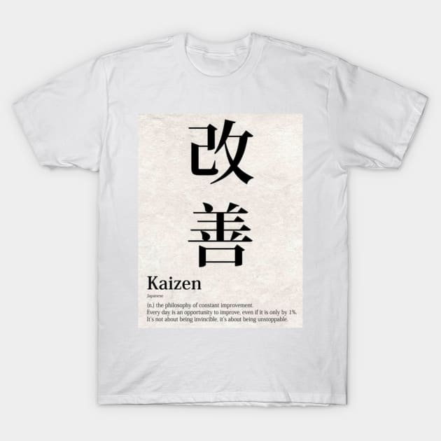 Kaizen T-Shirt by luciyamazaki